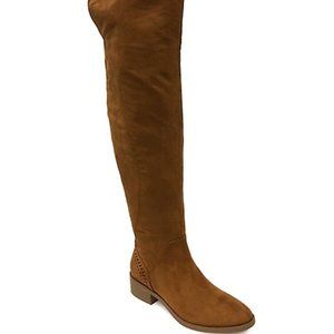 Lila Laser-Cut Over-the-Knee Boots